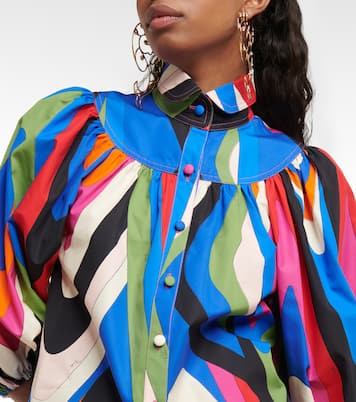Blusa de algodón estampada | Pucci