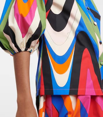 Blusa de algodón estampada | Pucci