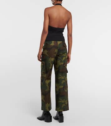 Top Ivey de seda con cuello halter | Nili Lotan