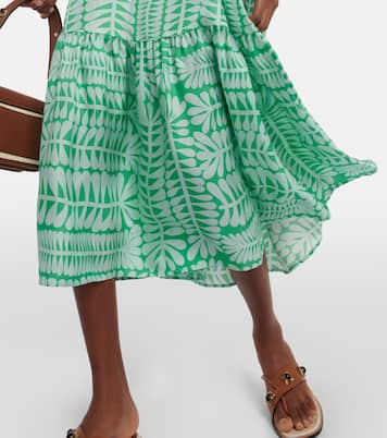 Vestido largo Oslo en sarga de seda | Asceno