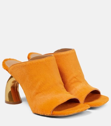 Pantoletten aus Kalbshaar | Dries Van Noten