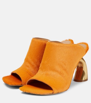 Pantoletten aus Kalbshaar | Dries Van Noten