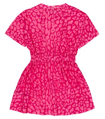 Bedrucktes Kleid aus Baumwolle | Balmain Kids