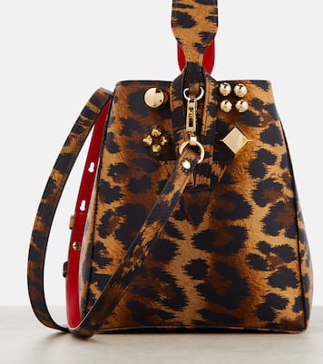 Secchiello Cabachic Mini in raso | Christian Louboutin