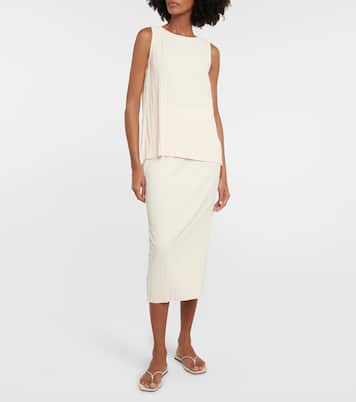 Leisure - Gonna midi Carnia plissé in jersey | Max Mara