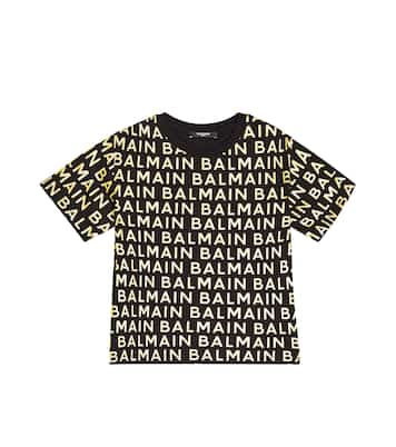 T-shirt en coton à logo | Balmain Kids