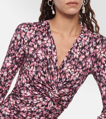 Lyss ruched jersey top | Marant Etoile