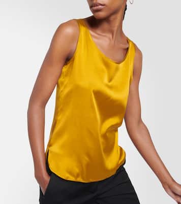 MAATEE&SONS Ex. WASHABLE SILK STANDARD TANK TOP