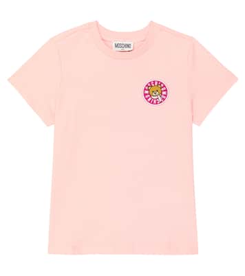 Teddy Bear 코튼 저지 티셔츠 | Moschino Kids