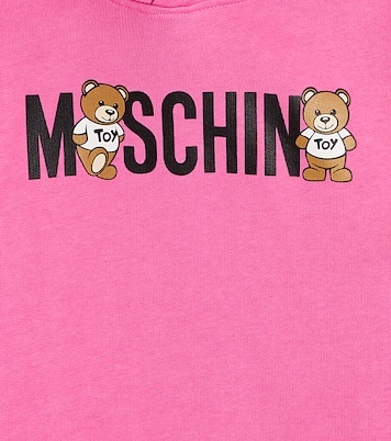 Felpa con cappuccio Teddy Bear in jersey | Moschino Kids