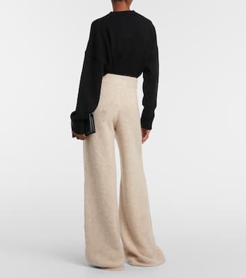 Wool-blend wide-leg pants | Dolce&Gabbana