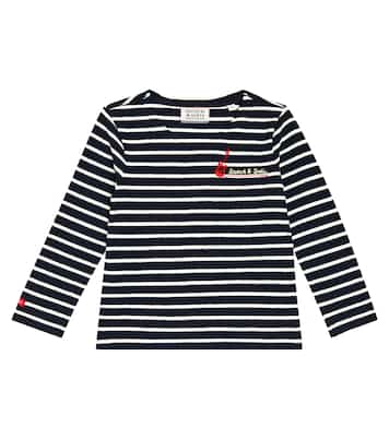 스트라이프 코튼 저지 티셔츠 | Scotch & Soda Kids