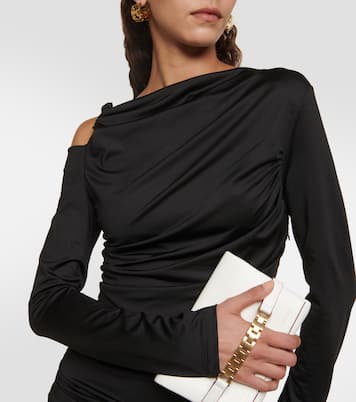 Abito midi asimmetrico in jersey | Victoria Beckham