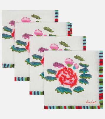 Royal Palace set of 4 cotton napkins | Lisa Corti