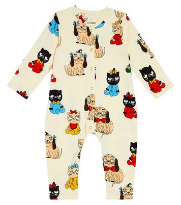 Baby - Jumpsuit corta MiniBabies in cotone con stampa | Mini Rodini
