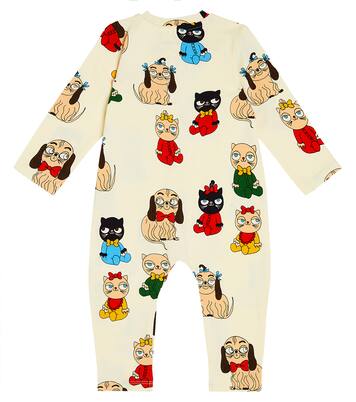 Baby - Jumpsuit corta MiniBabies in cotone con stampa | Mini Rodini