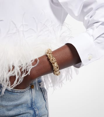 14kt gold chain bracelet | Lauren Rubinski