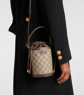 Secchiello Ophidia Mini in canvas GG | Gucci
