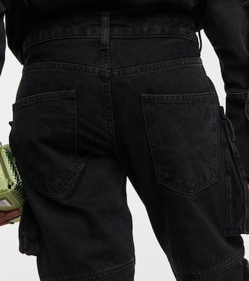 Jean cargo droit à taille basse | The Attico