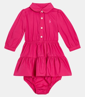 Baby cotton dress and bloomers set | Polo Ralph Lauren Kids