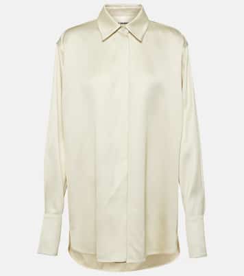 Camicia oversize in raso | Jil Sander