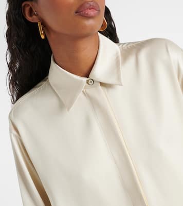 Camicia oversize in raso | Jil Sander