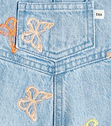Bebé - mono Burbank de denim bordado | The New Society