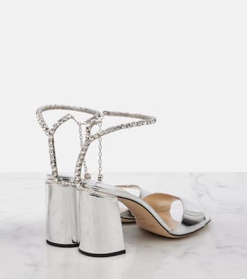 Pumps in pelle Saeda 85 con cristalli | Jimmy Choo