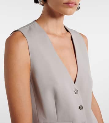 Virgin wool waistcoat | Wardrobe.NYC