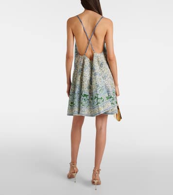 Vestido corto Ottie Swing de lino | Zimmermann