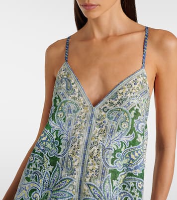 Vestido corto Ottie Swing de lino | Zimmermann