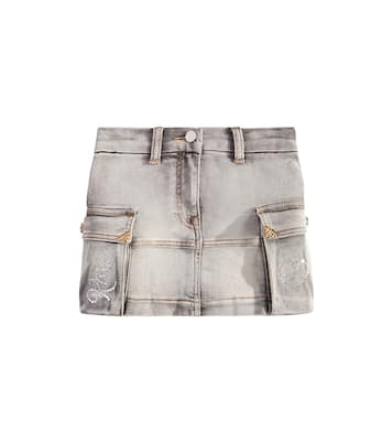 Gonna di jeans cargo | Monnalisa