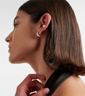 Boucle d'oreille Saturn en or 18 ct et diamants | Anita Ko