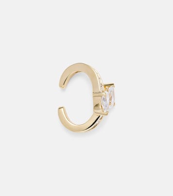 Boucle d'oreille Saturn en or 18 ct et diamants | Anita Ko