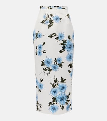 Falda midi Lorelei floral | Emilia Wickstead