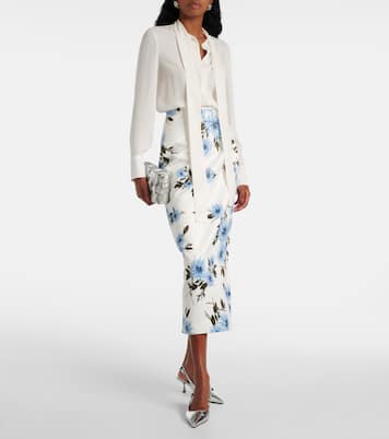 Falda midi Lorelei floral | Emilia Wickstead