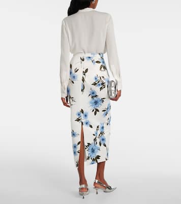 Falda midi Lorelei floral | Emilia Wickstead