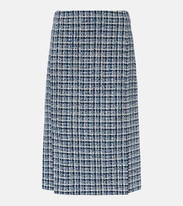 High-Rise-Midirock aus Tweed | Etro
