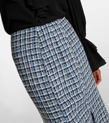 High-Rise-Midirock aus Tweed | Etro