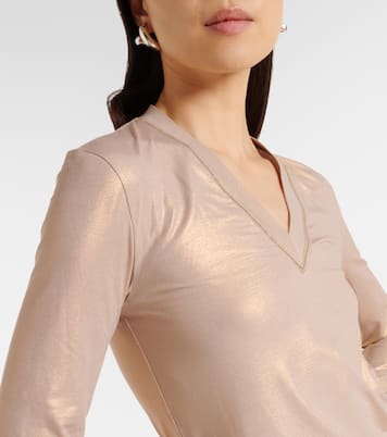 Cotton-blend top | Brunello Cucinelli