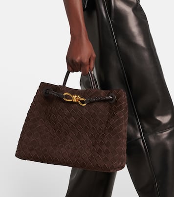 Andiamo Medium suede tote bag | Bottega Veneta