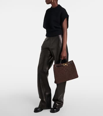 Andiamo Medium suede tote bag | Bottega Veneta