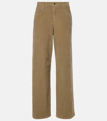 Weite Hose Eglitta aus Baumwoll-Cord | The Row