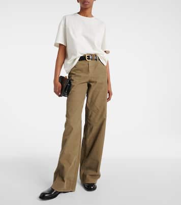 Weite Hose Eglitta aus Baumwoll-Cord | The Row