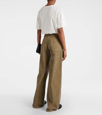 Weite Hose Eglitta aus Baumwoll-Cord | The Row