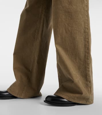 Weite Hose Eglitta aus Baumwoll-Cord | The Row
