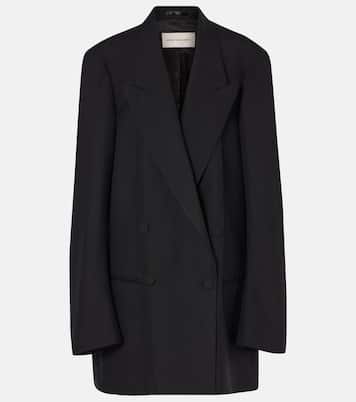 Double-breasted wool blazer | Dries Van Noten