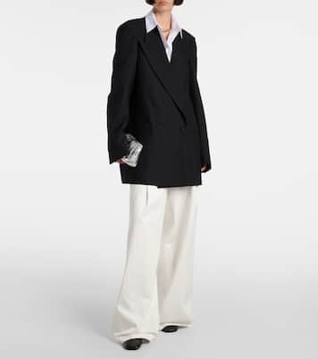 Double-breasted wool blazer | Dries Van Noten