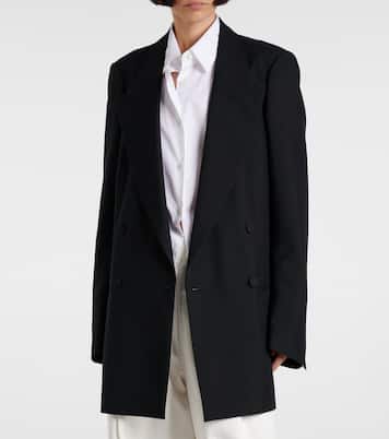 Double-breasted wool blazer | Dries Van Noten