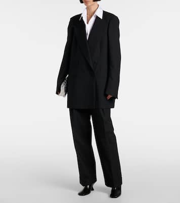 Double-breasted wool blazer | Dries Van Noten